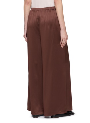 Back View - Click To Enlarge - RUOHAN - Elasticated Waist Silk Lounge Pants