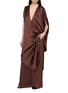Figure View - Click To Enlarge - RUOHAN - Elasticated Waist Silk Lounge Pants