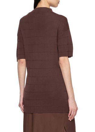 Back View - Click To Enlarge - RUOHAN - Mila Short Sleeve Knitted Sweatshirt