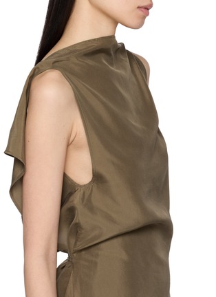  - RUOHAN - Kuva Open Back Draped Silk Top