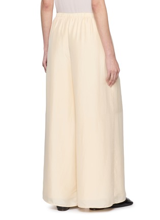 Back View - Click To Enlarge - RUOHAN - Elasticated Waist Silk Lounge Pants