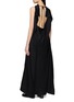Back View - Click To Enlarge - RUOHAN - Kuva Open Back Maxi Dress