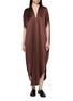 RUOHAN Arno V-Neck Silk Midi Dress