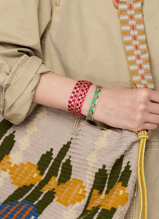 Figure View - Click To Enlarge - GUANABANA - Embroidered Bracelet