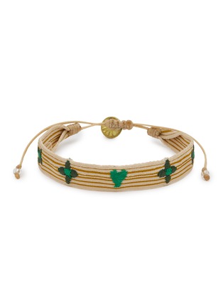 Main View - Click To Enlarge - GUANABANA - Embroidered Bracelet