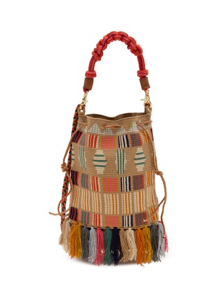 Main View - Click To Enlarge - GUANABANA - Zoe Macrame Shoulder Bag