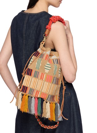 Figure View - Click To Enlarge - GUANABANA - Zoe Macrame Shoulder Bag