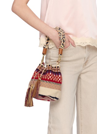 Front View - Click To Enlarge - GUANABANA - Macrame Crossbody Bag