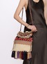 Front View - Click To Enlarge - GUANABANA - Zoe Macramé Shoulder Bag