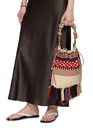 Figure View - Click To Enlarge - GUANABANA - Zoe Macramé Shoulder Bag