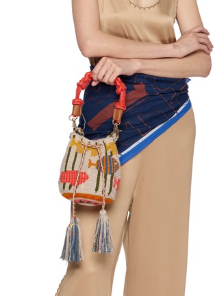 Figure View - Click To Enlarge - GUANABANA - Macramé Crossbody Bag