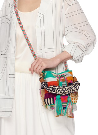 Figure View - Click To Enlarge - GUANABANA - Macramé Crossbody Bag