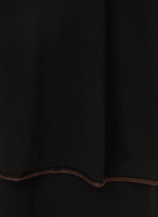  - RUOHAN - Toma Long Sleeve Contrast Trim Knit Top