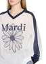  - MARDI MERCREDI - Flower Graphic Mesh Top