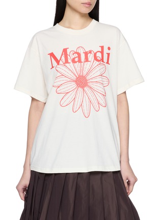 Main View - Click To Enlarge - MARDI MERCREDI - Flower Graphic Cotton T-Shirt