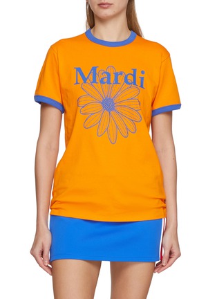 Main View - Click To Enlarge - MARDI MERCREDI - FlowerMardi Ringer T-Shirt