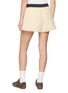 Back View - Click To Enlarge - MARDI MERCREDI - Contrast Drawstring Waistband Cotton Shorts