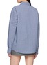 Back View - Click To Enlarge - MARDI MERCREDI - Embroidered Logo Chequered Cotton Shirt