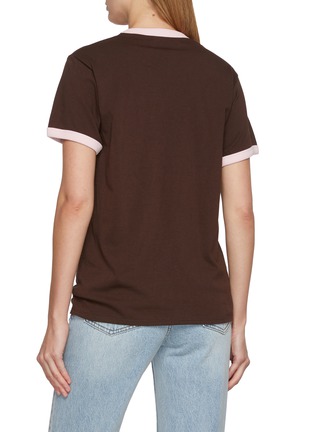 Back View - Click To Enlarge - MARDI MERCREDI - FlowerMardi Ringer T-Shirt