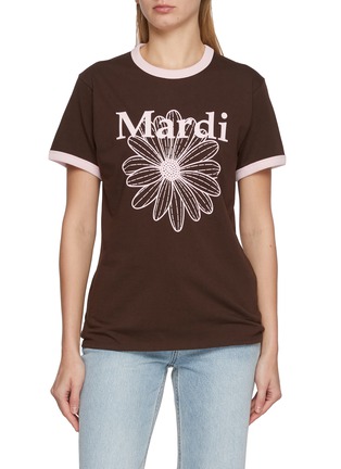 Main View - Click To Enlarge - MARDI MERCREDI - FlowerMardi Ringer T-Shirt