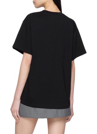 Back View - Click To Enlarge - MARDI MERCREDI - Roses 01 Cotton T-Shirt