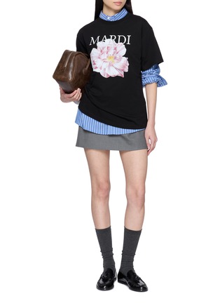 Figure View - Click To Enlarge - MARDI MERCREDI - Roses 01 Cotton T-Shirt