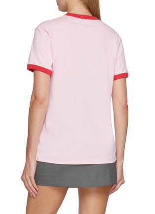 Back View - Click To Enlarge - MARDI MERCREDI - FlowerMardi Ringer T-Shirt