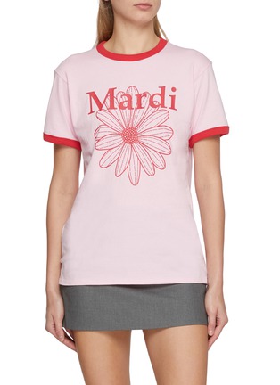 Main View - Click To Enlarge - MARDI MERCREDI - FlowerMardi Ringer T-Shirt