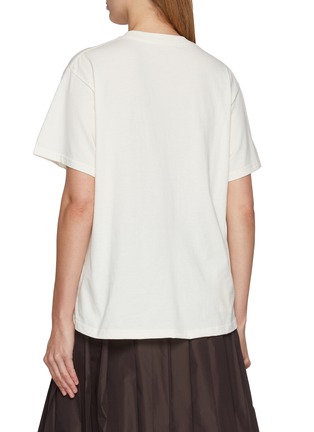 Back View - Click To Enlarge - MARDI MERCREDI - Lilies 01 Cotton T-Shirt