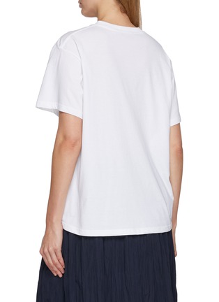 Back View - Click To Enlarge - MARDI MERCREDI - Lilies 06 Cotton T-Shirt