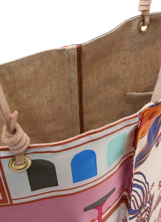 Detail View - Click To Enlarge - MANIPURI - Large Reversible Print Tote Bag