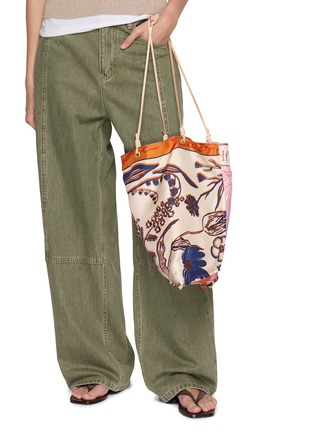 Figure View - Click To Enlarge - MANIPURI - Large Reversible Print Tote Bag