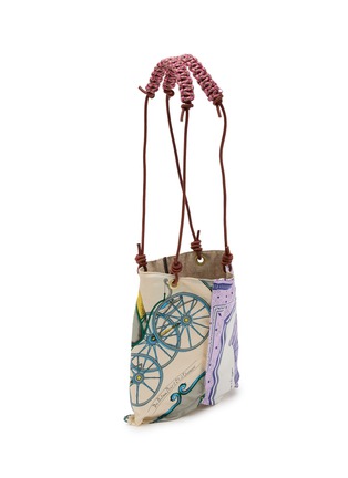 Detail View - Click To Enlarge - MANIPURI - Small Paracord Reversible Tote Bag