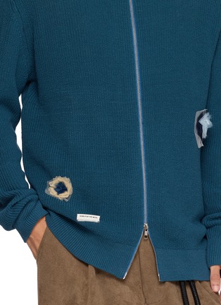  - SONG FOR THE MUTE - X Birkenstock Flower Zip Up Funnel Neck Jacket