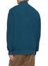 Back View - Click To Enlarge - SONG FOR THE MUTE - X Birkenstock Flower Zip Up Funnel Neck Jacket