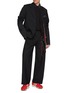 Figure View - Click To Enlarge - SONG FOR THE MUTE - Rope Detail Wool Gabardine Lounge Pants