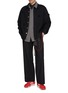 Figure View - Click To Enlarge - SONG FOR THE MUTE - Pinstripe Gym Gabardine Shirt