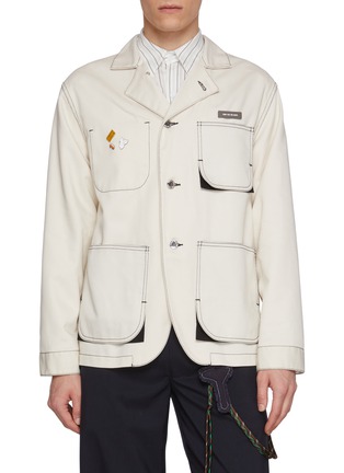 Main View - Click To Enlarge - SONG FOR THE MUTE - Quad Patch Pocket Art Jacket