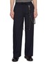 SONG FOR THE MUTE Rope Detail Wool Gabardine Lounge Pants