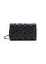 KURT GEIGER BAGS Kensington Quilted Leather Chain Wallet