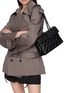 Figure View - Click To Enlarge - KURT GEIGER BAGS - Medium Kensington Quilted Leather Shoulder Bag
