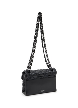 Detail View - Click To Enlarge - KURT GEIGER BAGS - Mini Kensington Quilted Leather Shoulder Bag