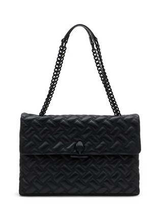 Main View - Click To Enlarge - KURT GEIGER BAGS - XXL Kensington Quilted Leather Shoulder Bag