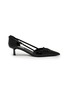 PRADA 45 Decollete Mignon D'orsay Leather Pumps