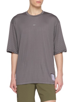 Main View - Click To Enlarge - SATISFY - Auralite Pleated T-Shirt