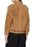 Back View - Click To Enlarge - TONYWACK - Suede Bomber Jacket