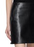 - TONYWACK - A-Line Leather Mini Skirt