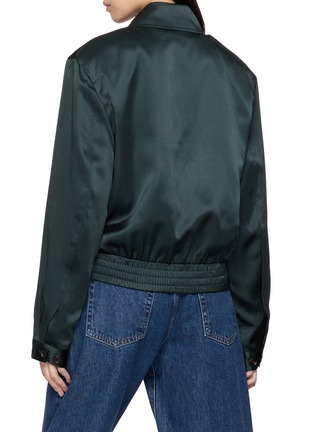 Back View - Click To Enlarge - TONYWACK - Silk Cotton Swing Jacket