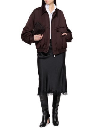Figure View - Click To Enlarge - TONYWACK - Oversized Bomber Jacket