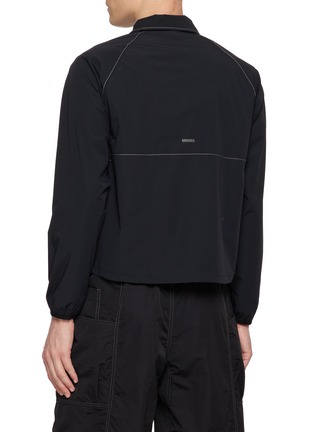 Back View - Click To Enlarge - UNNA - Run Wild Long Sleeve Contrast Stitch Technical Shirt